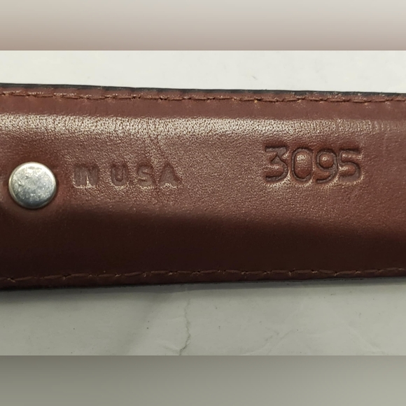 YRI Pinehurst No. 2 Men's 1999 US Open Brown LIZARD Leather Belt SiZ 32 - Picture 10 of 16